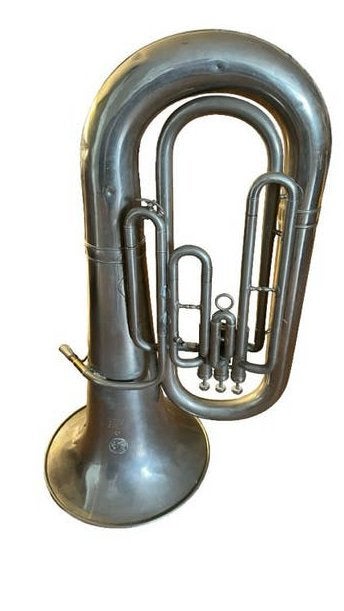 Schenkelaars Es bastuba - Vintage koperblazer, Muziek en Instrumenten, Ophalen, Gebruikt, Koperblazer