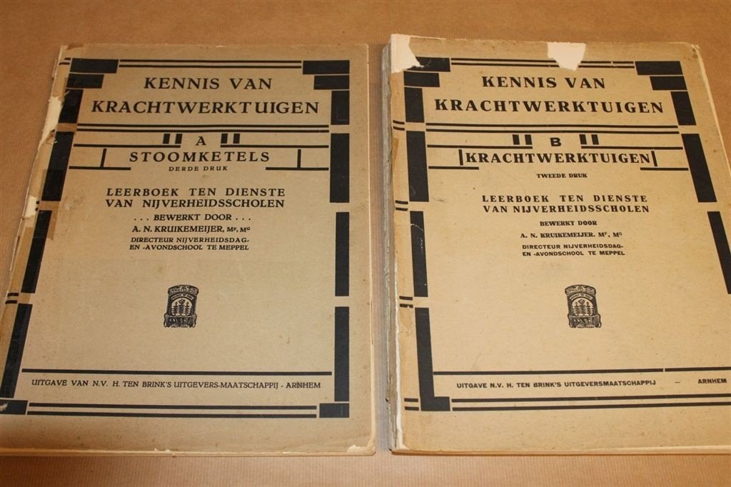 Kennis van krachtwerktuigen - Stoomketels e.d. 1933, Ophalen of Verzenden, Gelezen, Bouwkunde