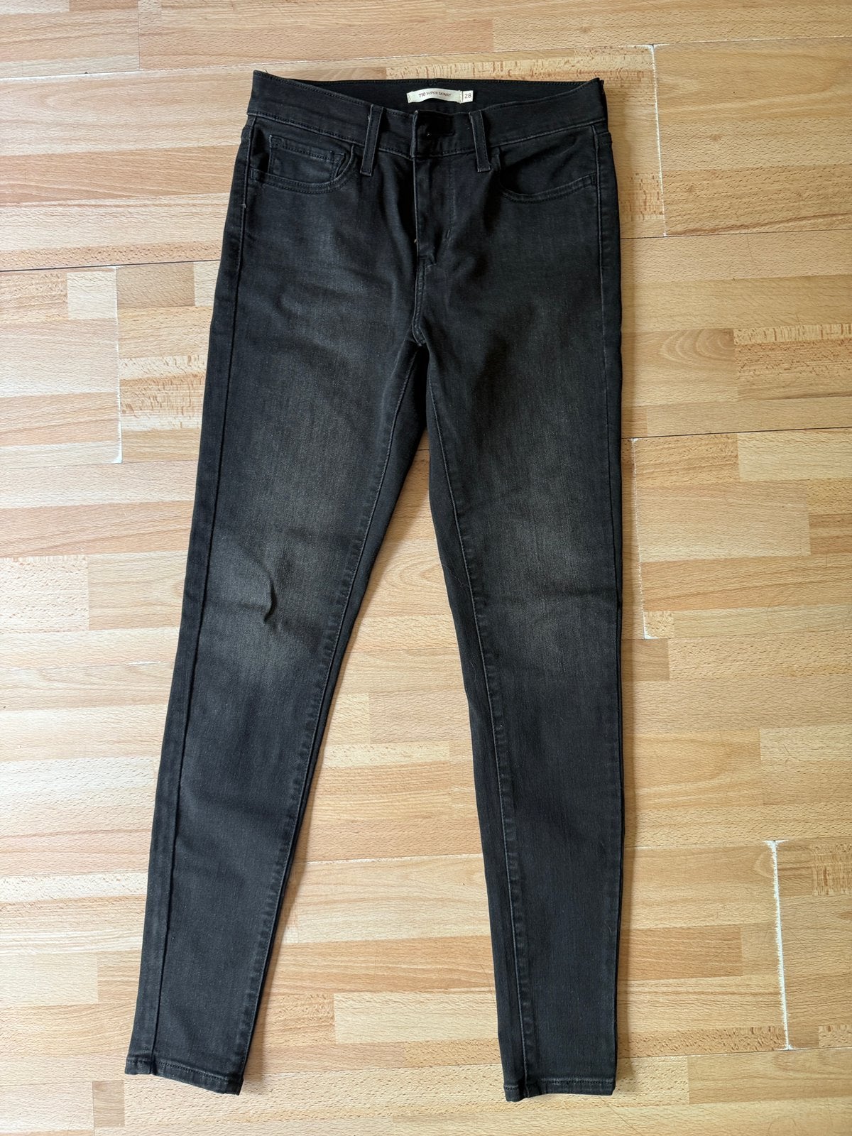 Levi’s jeans 710 super skinny 28x30, Kleding | Dames, Ophalen of Verzenden, Nieuw, Blauw, Lang