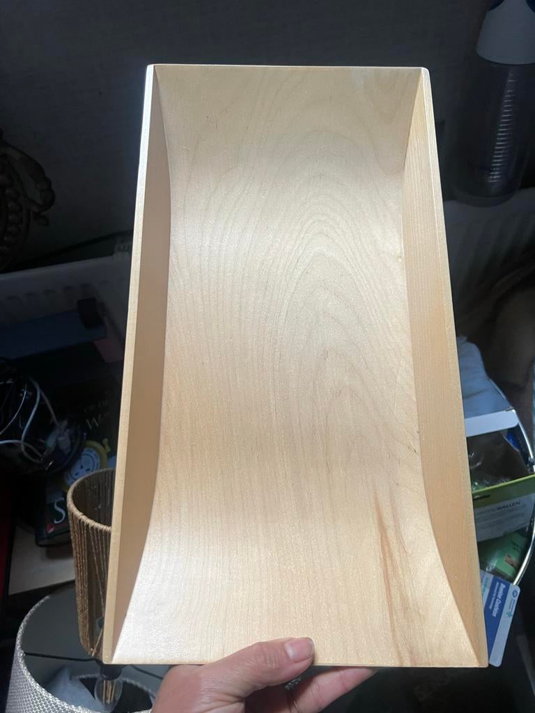 IKEA 365+ Houten Schaal Lovisa Wattman - Nieuwstaat, Schaal, Ophalen of Verzenden, Zo goed als nieuw, Rechthoekig