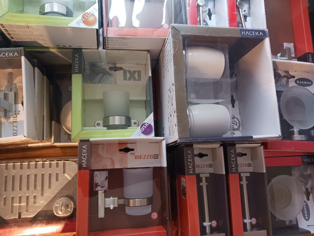 HACEKA BADKAMERACCESSOIRES vanaf € 6,00, Ophalen of Verzenden, Nieuw, Chroom