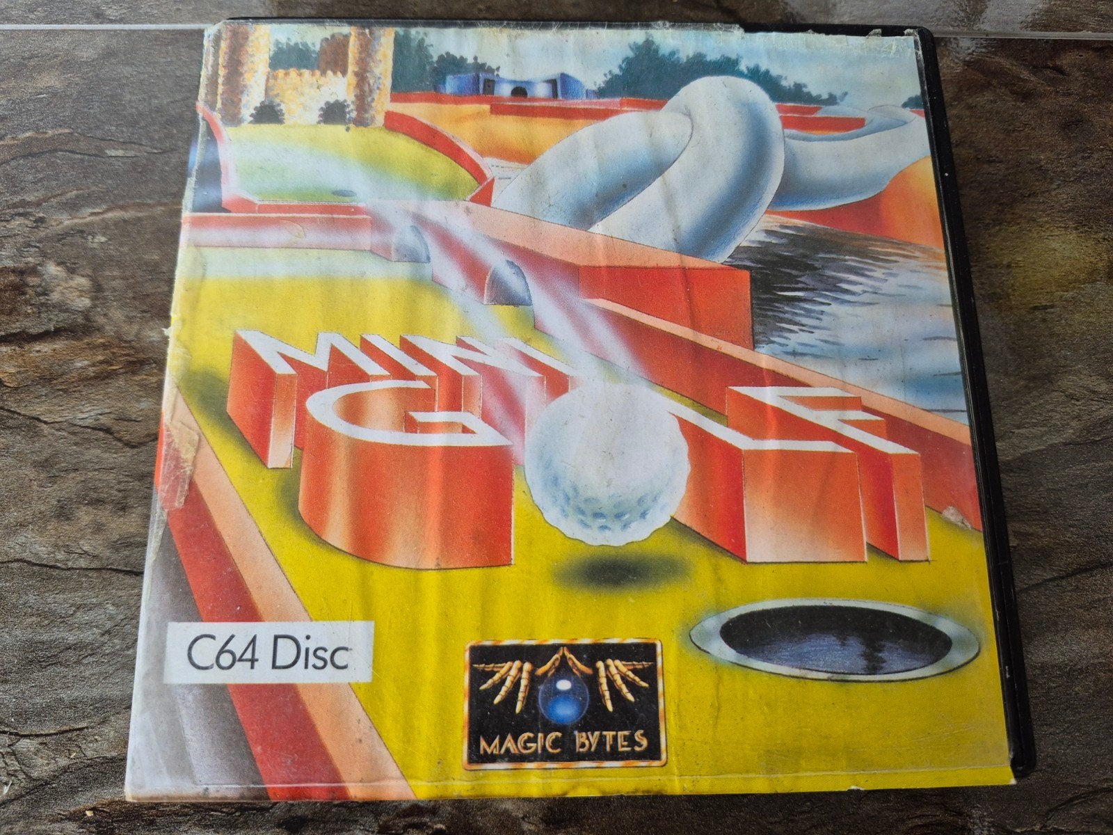 Mini-Golf C64 Disc - Klassiek Commodore 64 spel, Gebruikt, 1 speler, Ophalen of Verzenden, Vanaf 3 jaar