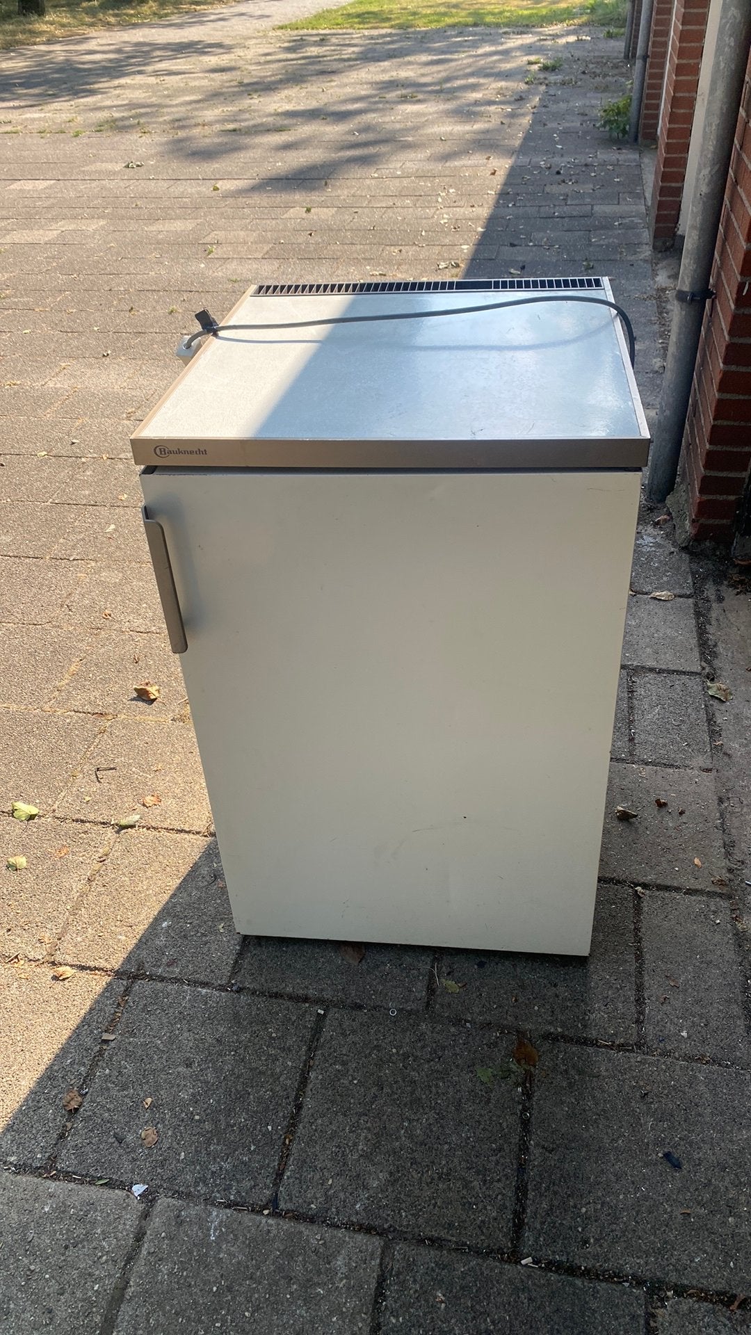 Koelkast tafelmodel breed 54 cm goed werk schoon, 85 tot 120 cm, Zonder vriesvak, 100 tot 150 liter, Ophalen of Verzenden