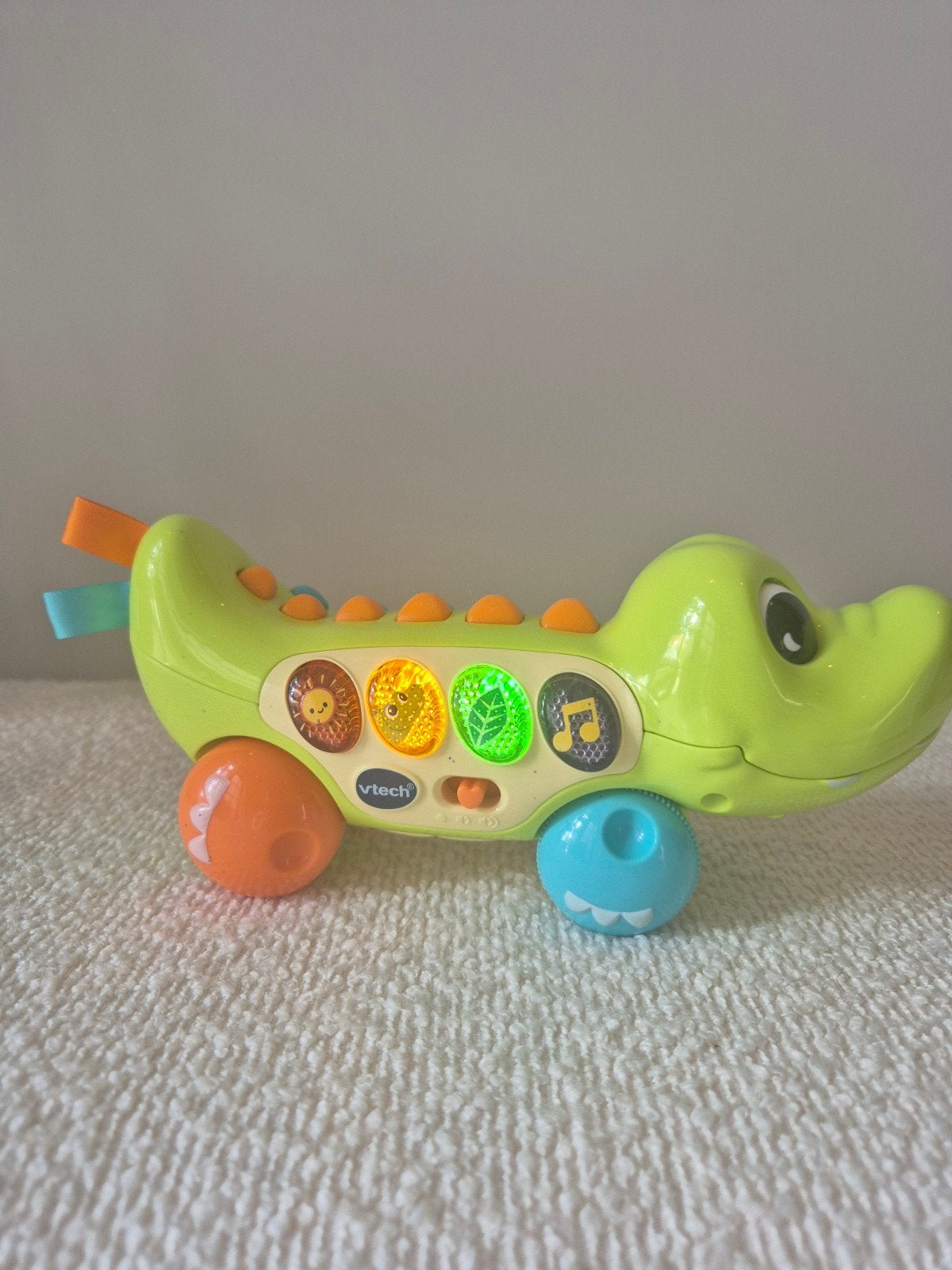 VTech Kiekeboe Krokodil - Interactief Baby Speelgoed V Tech, Kinderen en Baby's, Ophalen of Verzenden, Zo goed als nieuw, 6 maanden tot 2 jaar