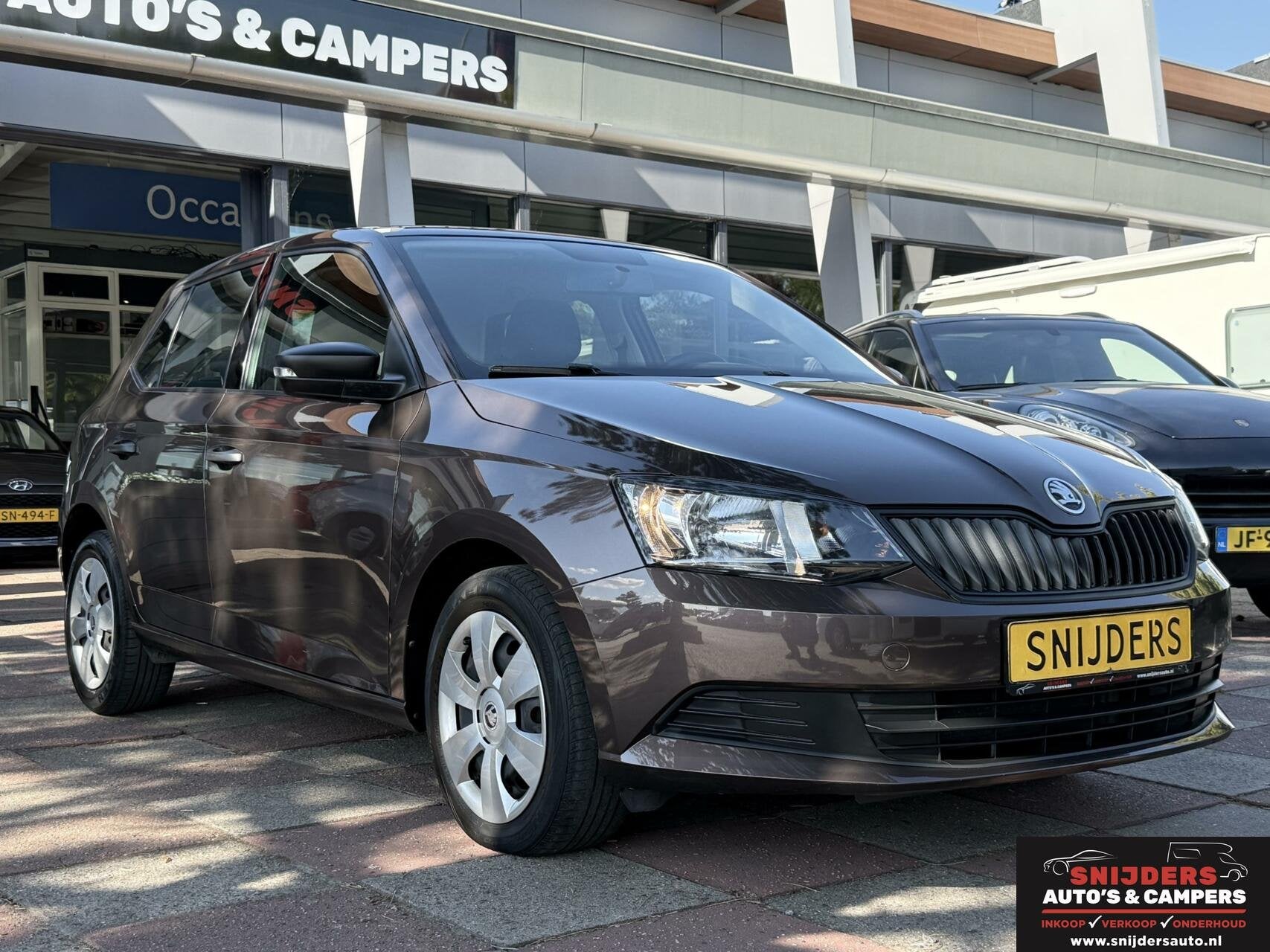 Skoda Fabia 1.0 Active in keurige staat, Auto's, Stof, Zwart, 60 pk, Bedrijf