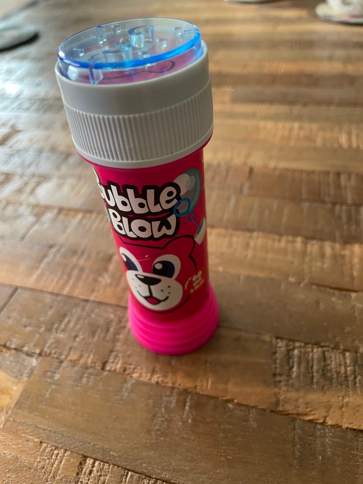 Roze Bubble Blow Bellenblaas met Hondje Design, Ophalen of Verzenden, Gebruikt, Jongen of Meisje