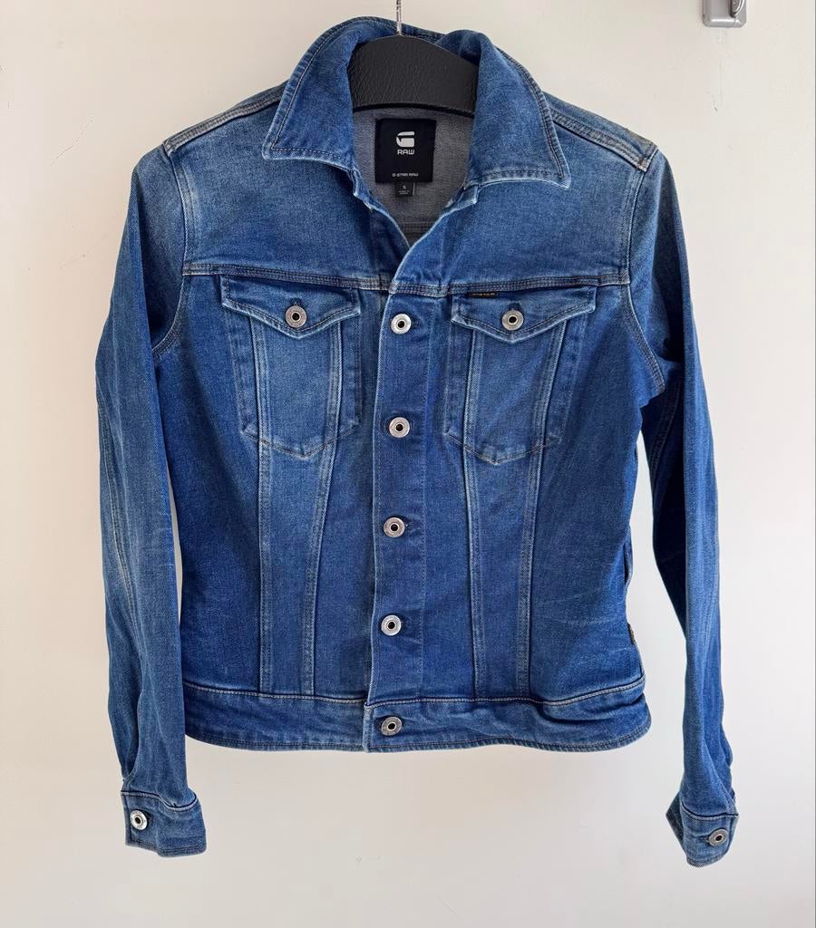 G-Star RAW spijkerjasje - maat s, Ophalen of Verzenden, Zo goed als nieuw, Maat 36 (S), Blauw