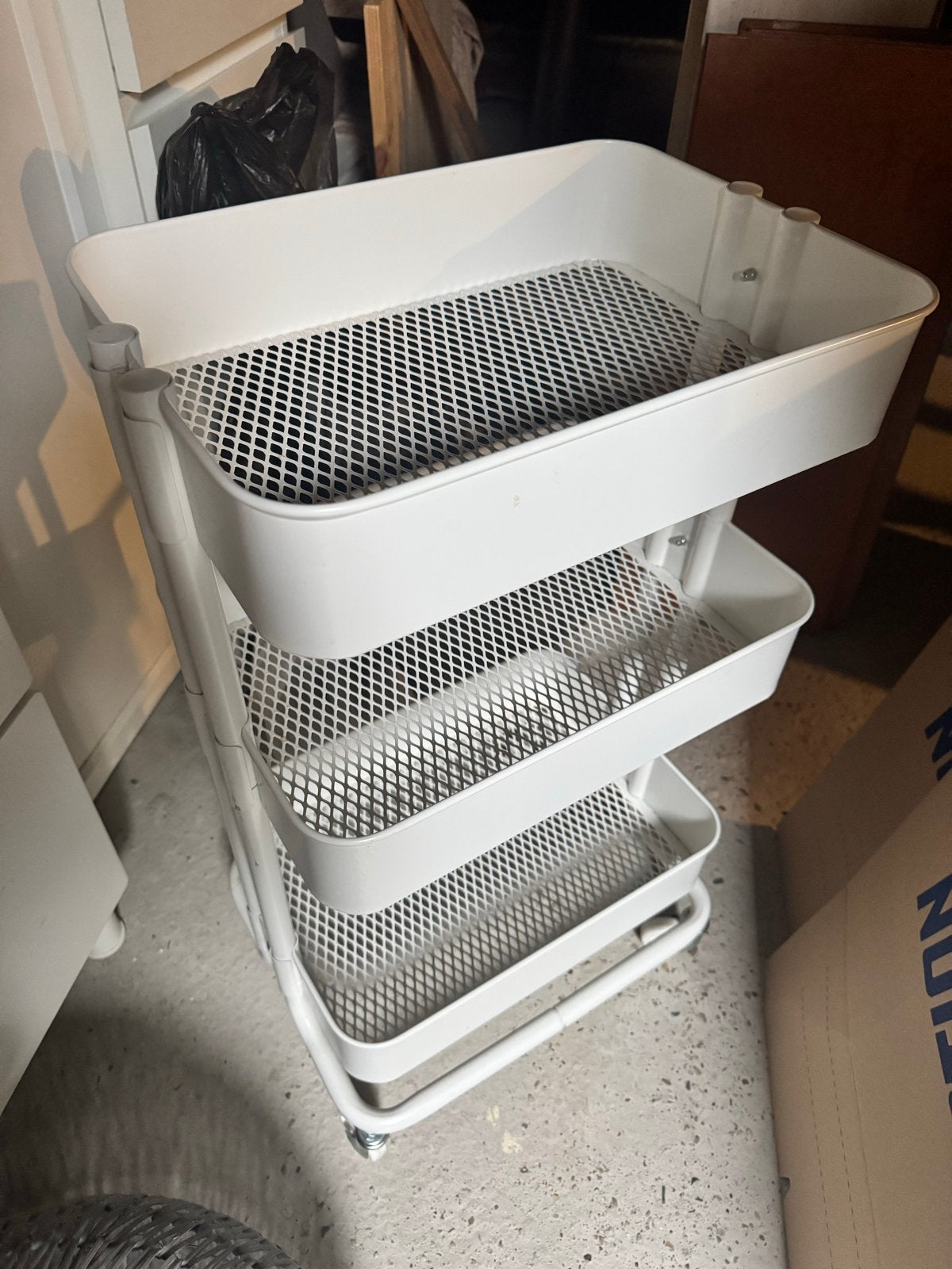 IKEA RÅSKOG Roltafel / Keukenwagen - Wit, Huis en Inrichting, Ophalen, Gebruikt