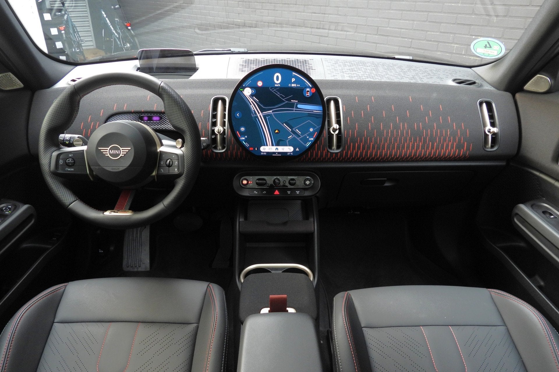 MINI Countryman S ALL4 Automaat / John Cooper Works / Pakket, 15 km/l, Gebruikt, Leder en Stof, Zwart
