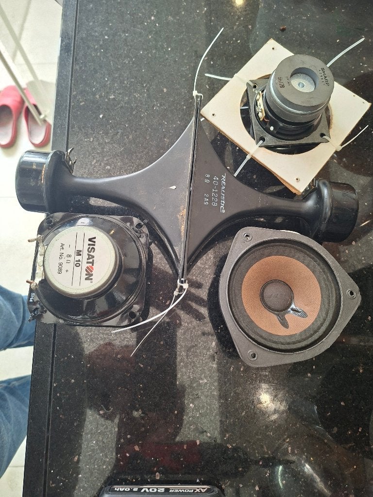 Div. luidsprekerchassis, Audio, Tv en Foto, Luidsprekers, Gebruikt, Overige typen, Minder dan 60 watt, Ophalen