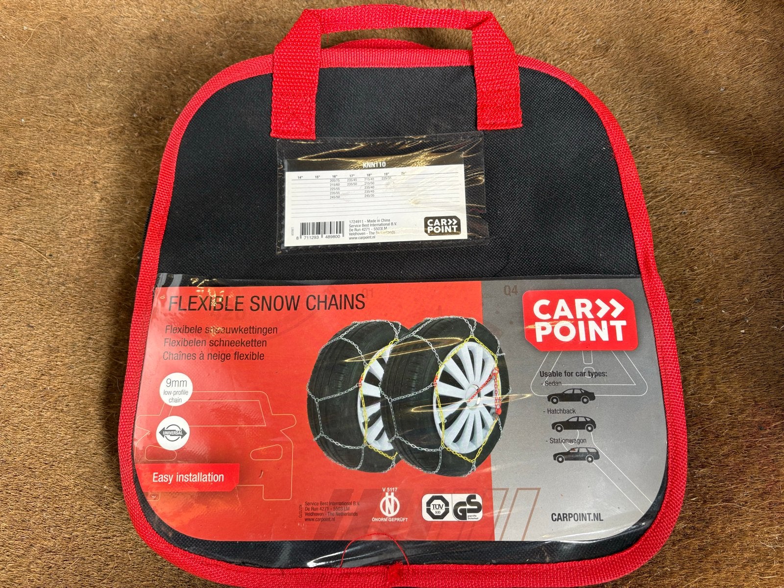 Carpoint Flexibele Sneeuwkettingen KNN110 - Nieuw, Ophalen of Verzenden, Nieuw