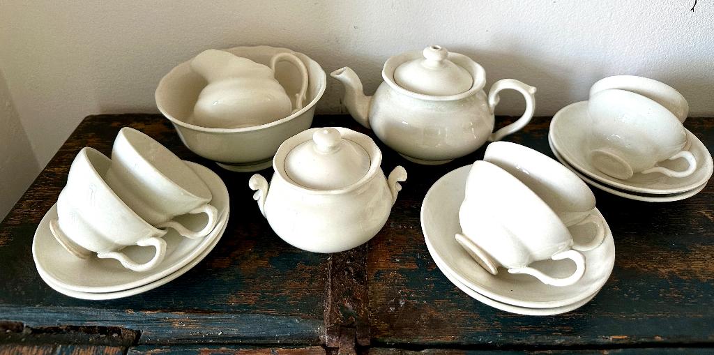 Antiek kinderservies Berlijn van Petrus Regout! rond 1900, Antiek en Kunst, Antiek | Servies los, Ophalen of Verzenden