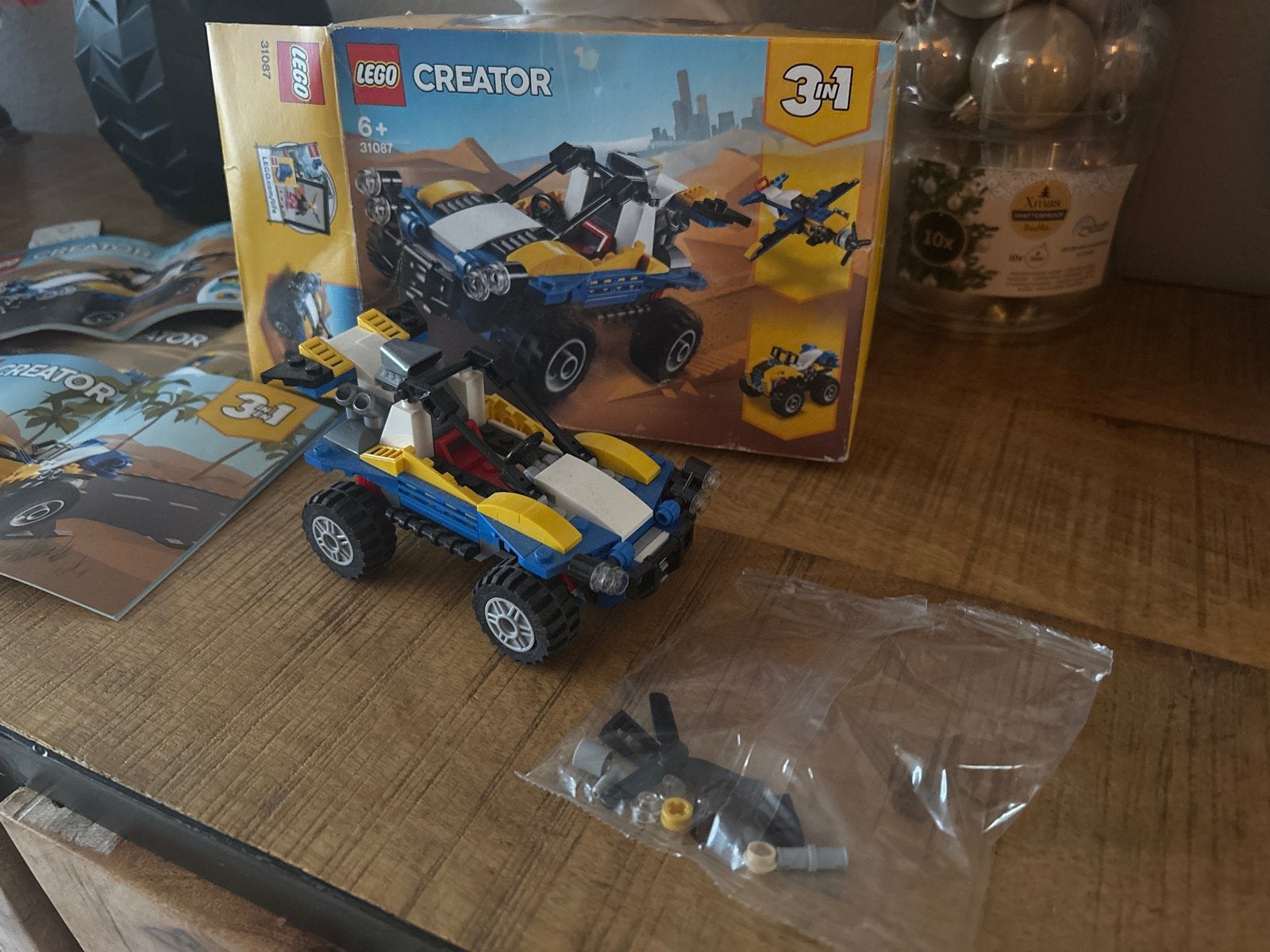 LEGO Creator 31087 Dune Buggy 3-in-1 set, Ophalen of Verzenden, Zo goed als nieuw, Overige merken