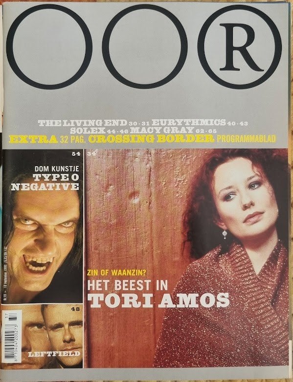 OOR 19-1999 Tori Amos Type O'Negative Leftfield Eurythmics L, Ophalen of Verzenden, Zo goed als nieuw, Muziek, Film of Tv