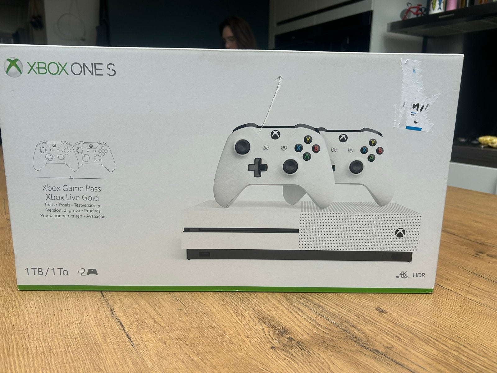 Xbox One S 1TB, Spelcomputers en Games, Gebruikt, Xbox One S, Ophalen of Verzenden, Zonder controller