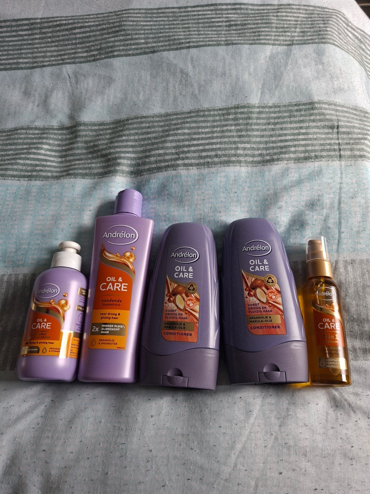 Andrélon Oil & Care Haarverzorgingsset (5 stuks), Ophalen of Verzenden, Nieuw, Shampoo of Conditioner