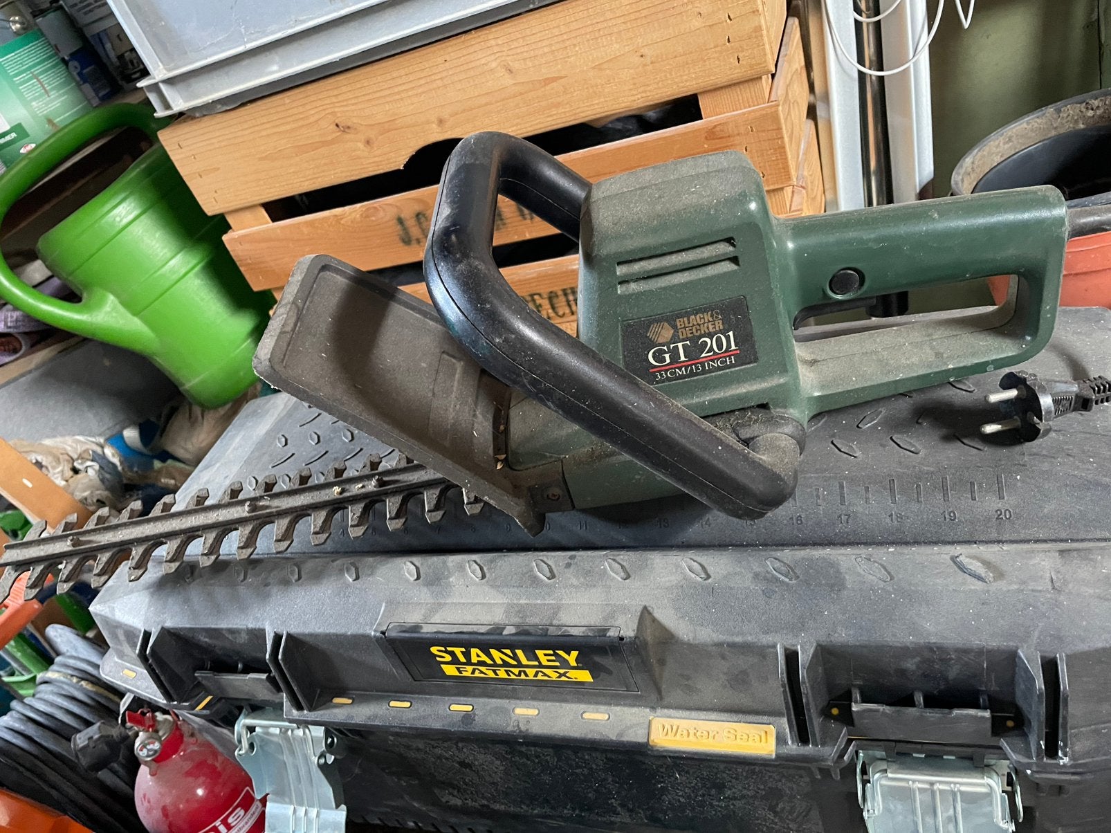 Black & Decker GT 201 Heggenschaar - 33cm, Ophalen of Verzenden, Gebruikt, Elektrisch