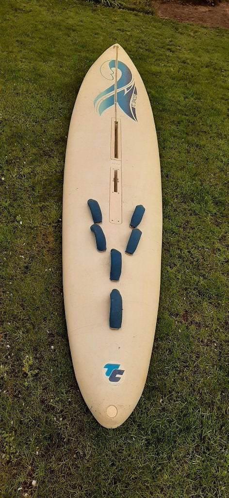 Surfplank vintage, Gebruikt, 3.5 tot 5 m², 300 cm of meer, Plank