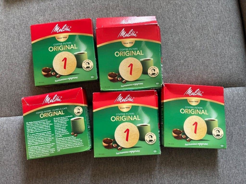 Melitta ronde koffiefilters maat 1, Overige typen, Nieuw, Papier/karton, Ophalen of Verzenden