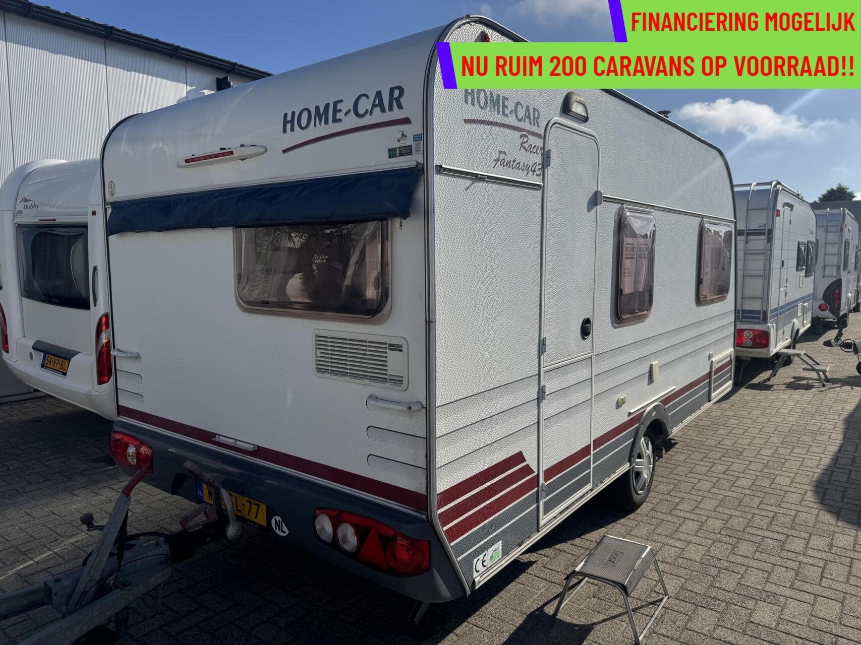 HOME CAR Racer 43 MOVER + VOORTENT + WC, Caravans en Kamperen, Caravans, Home-car, Bedrijf, 750 - 1000 kg, 6 tot 7 meter