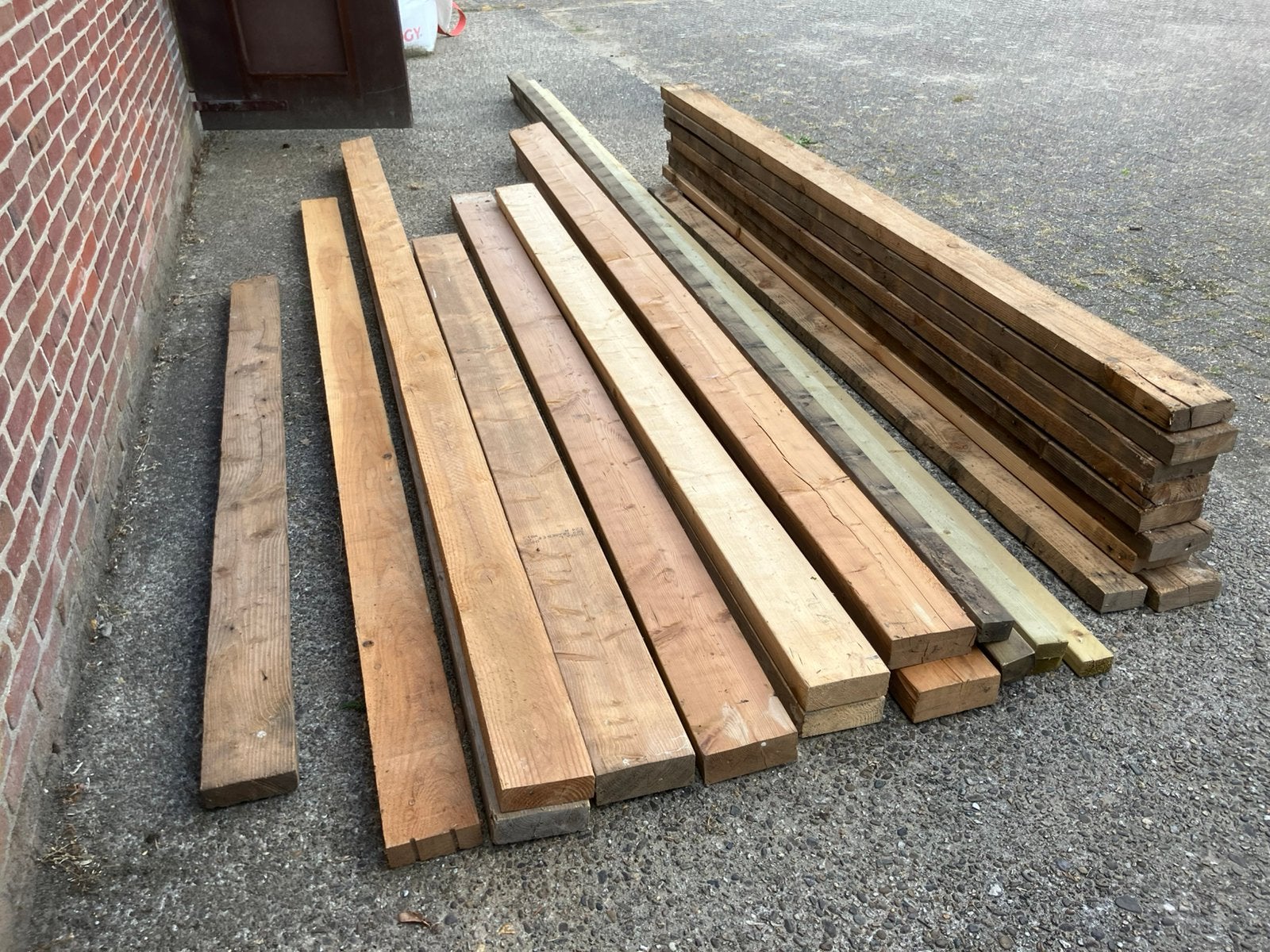 Houten balken, Ophalen of Verzenden, Zo goed als nieuw, 250 cm of meer, Balken