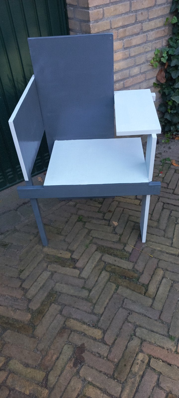 Berlijnse kunststoel - Kopie van Rietveld stoel, Ophalen
