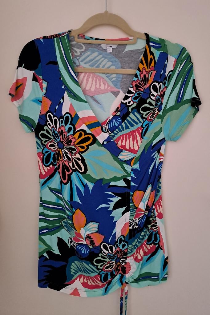 Dames T-shirt in mooie zomerse kleuren maat M, Maat 38/40 (M), Overige kleuren, Ophalen of Verzenden, Zo goed als nieuw