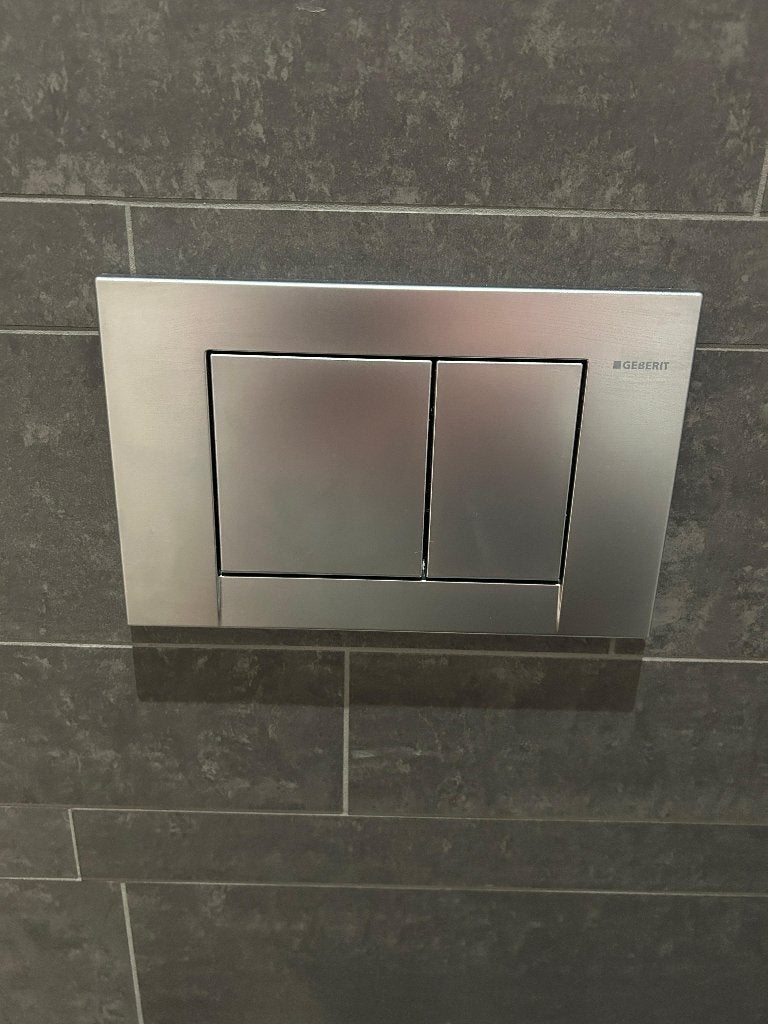 Geberit DF Mat Chrome drukplaat, Ophalen of Verzenden, Gebruikt, Toilet
