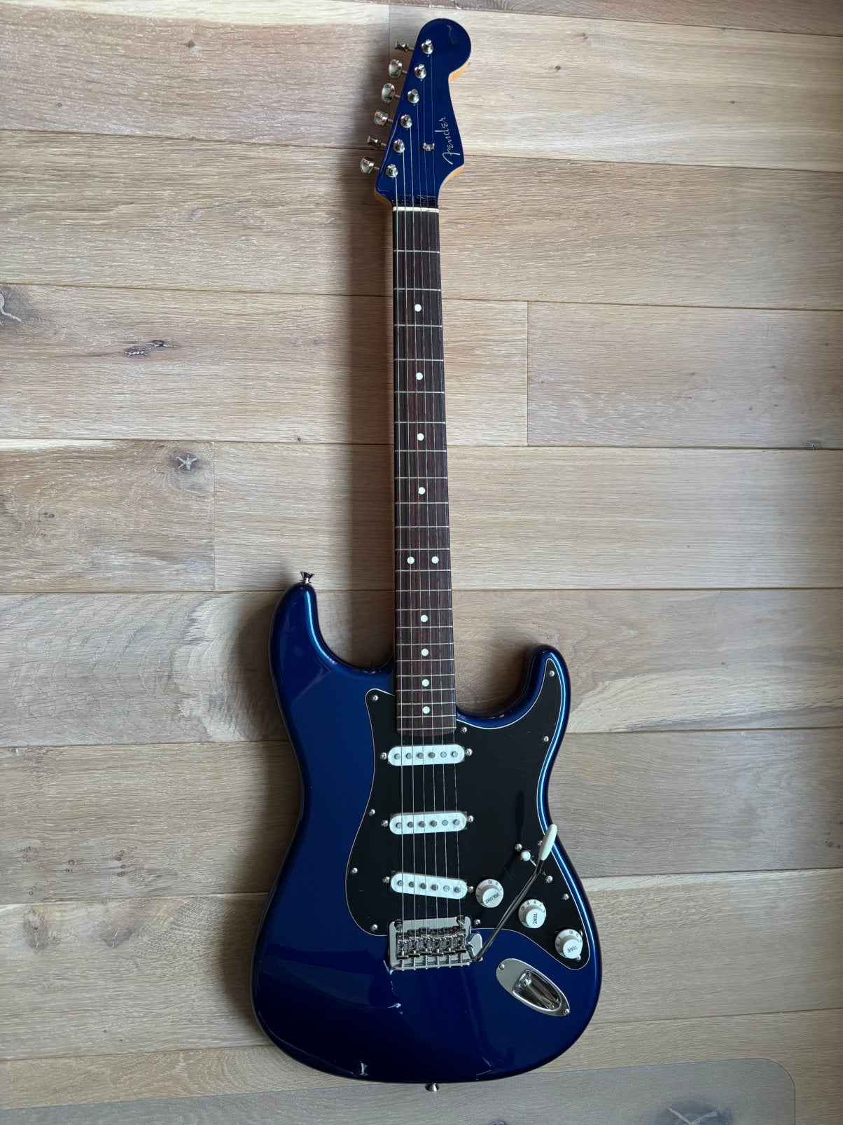 Limited Edition Fender Hybrid II Deep Ocean Blue, Ophalen of Verzenden, Zo goed als nieuw, Solid body, Fender