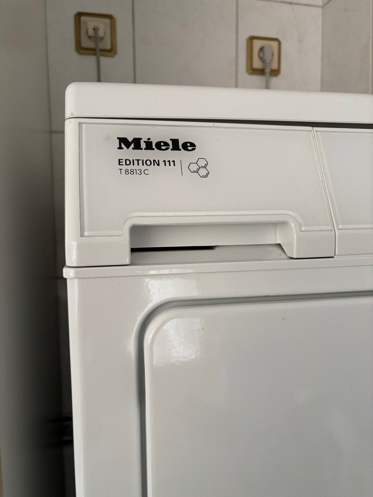 Miele T8813C Edition 111 Condensdroger, Ophalen, 6 tot 8 kg, Gebruikt, Voorlader