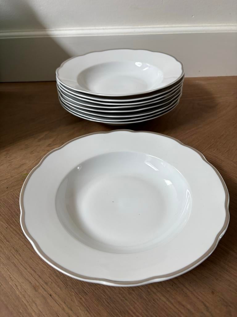 MZ Czechoslovakia Diepe Borden Set (11 stuks), Antiek en Kunst, Ophalen