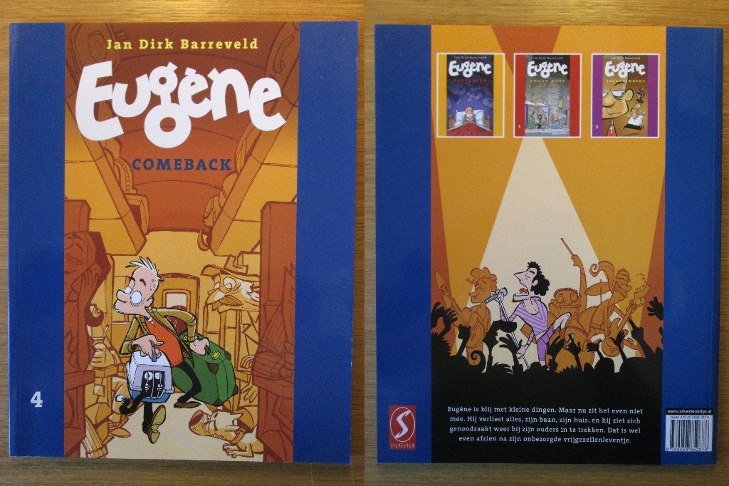 Eugène 4 - Comeback (SC) + DEDICACE!, Eén stripboek, Ophalen of Verzenden, Nieuw, Jan Dirk Barreveld