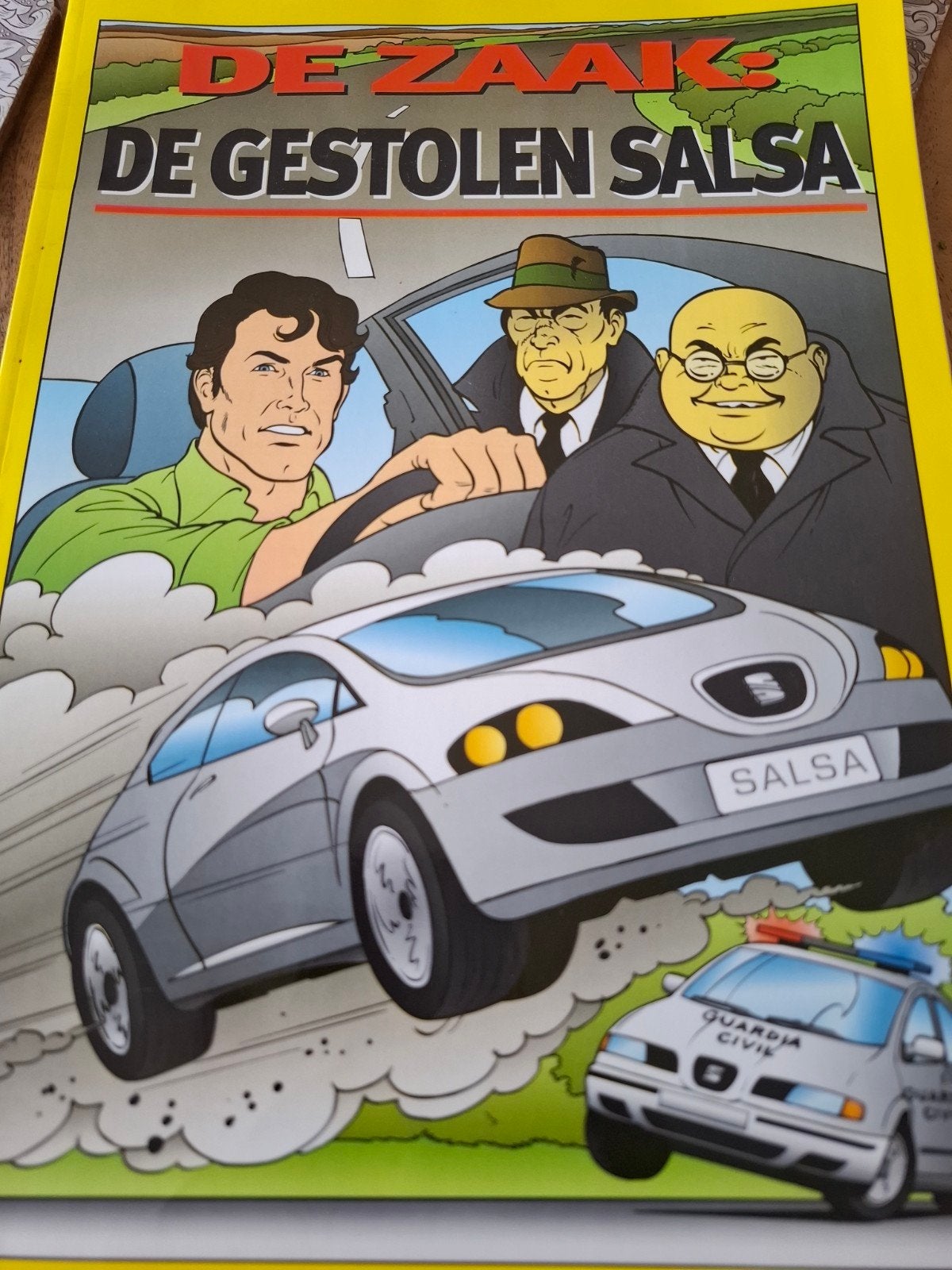 De zaak De gestolen Salsa, Eén stripboek, Ophalen of Verzenden, Zo goed als nieuw