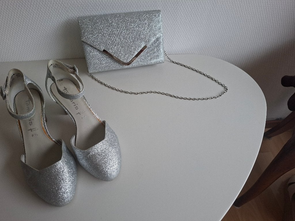 Schoenen, pumps met mooi glittertje, Tamaris, Schoenen met lage hakken, Overige kleuren, Ophalen of Verzenden