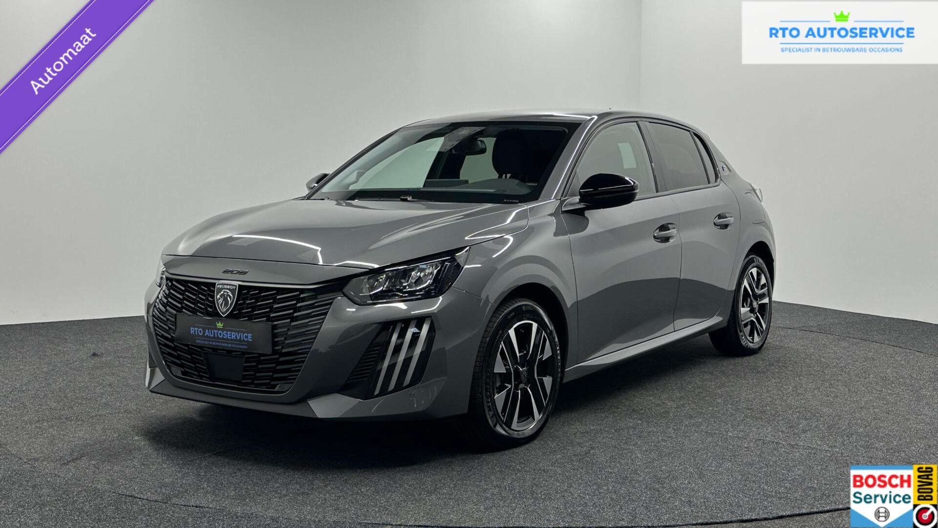 Peugeot e-208 EV Allure 50 kWh |3 Fase|LM|100kw|LED|1513km!|, Auto's, 136 pk, Gebruikt, Zwart, Met garantie (alle)
