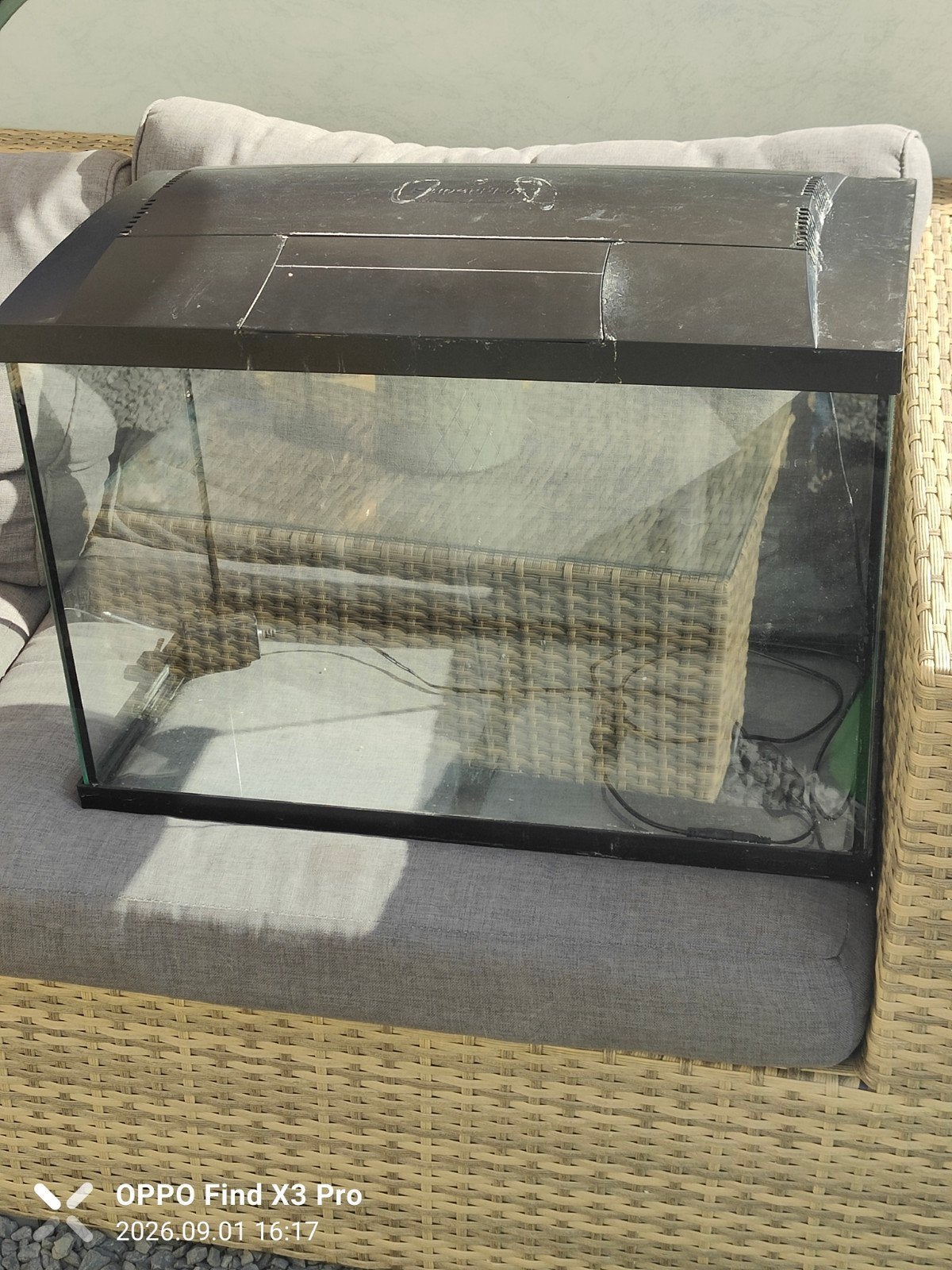 Super fish aquarium., Ophalen, Gebruikt, Superfish, Inclusief deksel