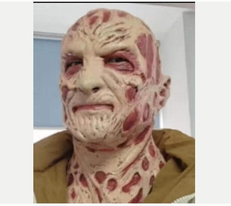 Freddy Krueger full face latex masker, Ophalen of Verzenden, Nieuw, Halloween of Griezel