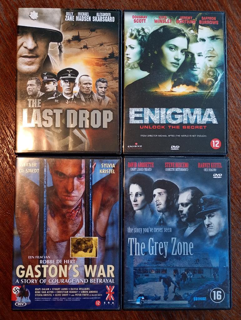 Diverse Oorlogsfilms, kijk maar eens !, Cd's en Dvd's, Vanaf 12 jaar, Ophalen of Verzenden, Zo goed als nieuw