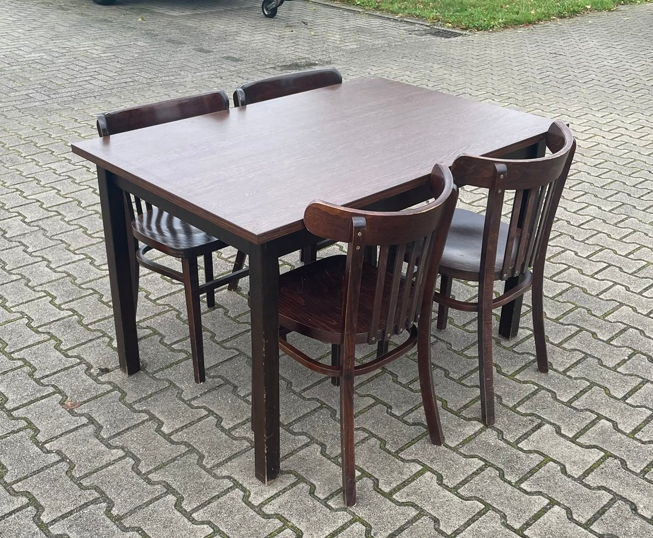 8 horeca tafels 120x80 cm te koop, Ophalen, Zo goed als nieuw, 4 tot 6 stoelen