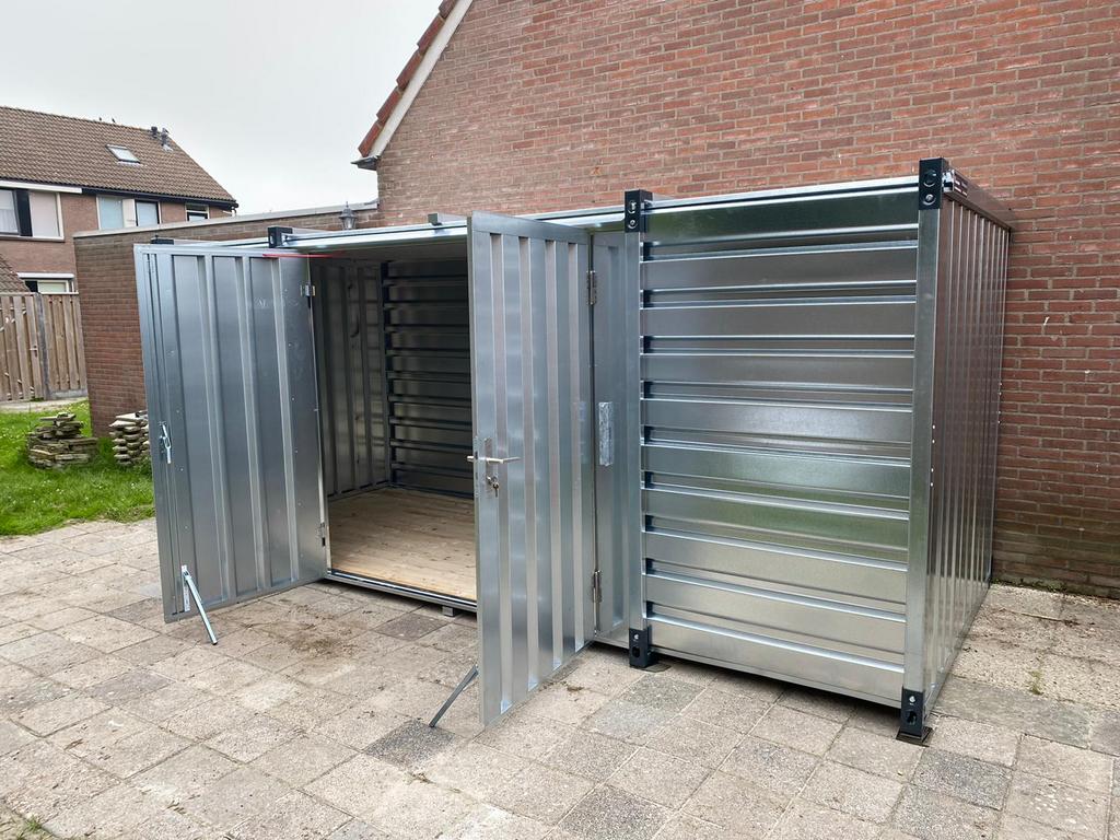Opslagcontainer zelfbouwcontainer snelbouwcontainer, Tuin en Terras, Bergingen en Tuinkasten, Zo goed als nieuw, Containerberging