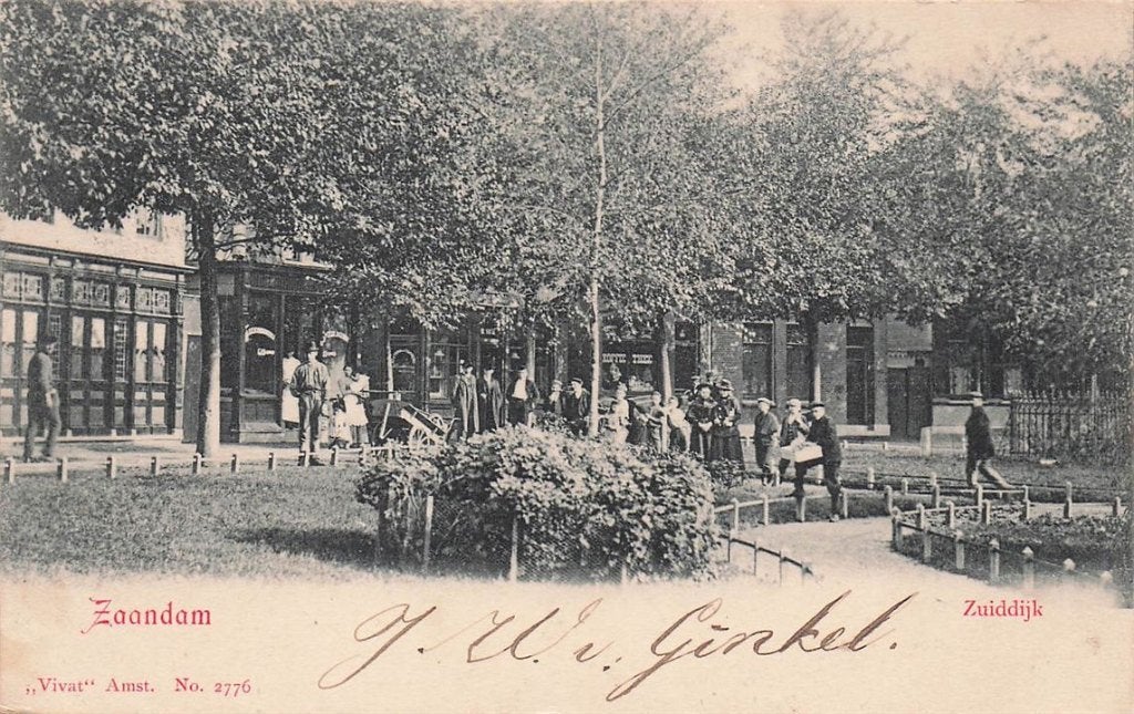 703-198-019 Zaandam Zuiddijk, Verzenden, Voor 1920, Noord-Holland