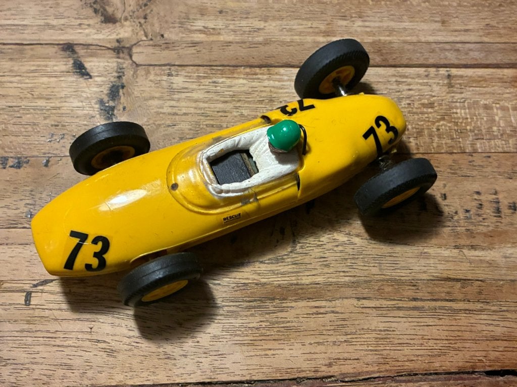 Vintage Scalextric Lotus C-63 (1961), Ophalen of Verzenden, Gebruikt, Elektrisch, Overige merken