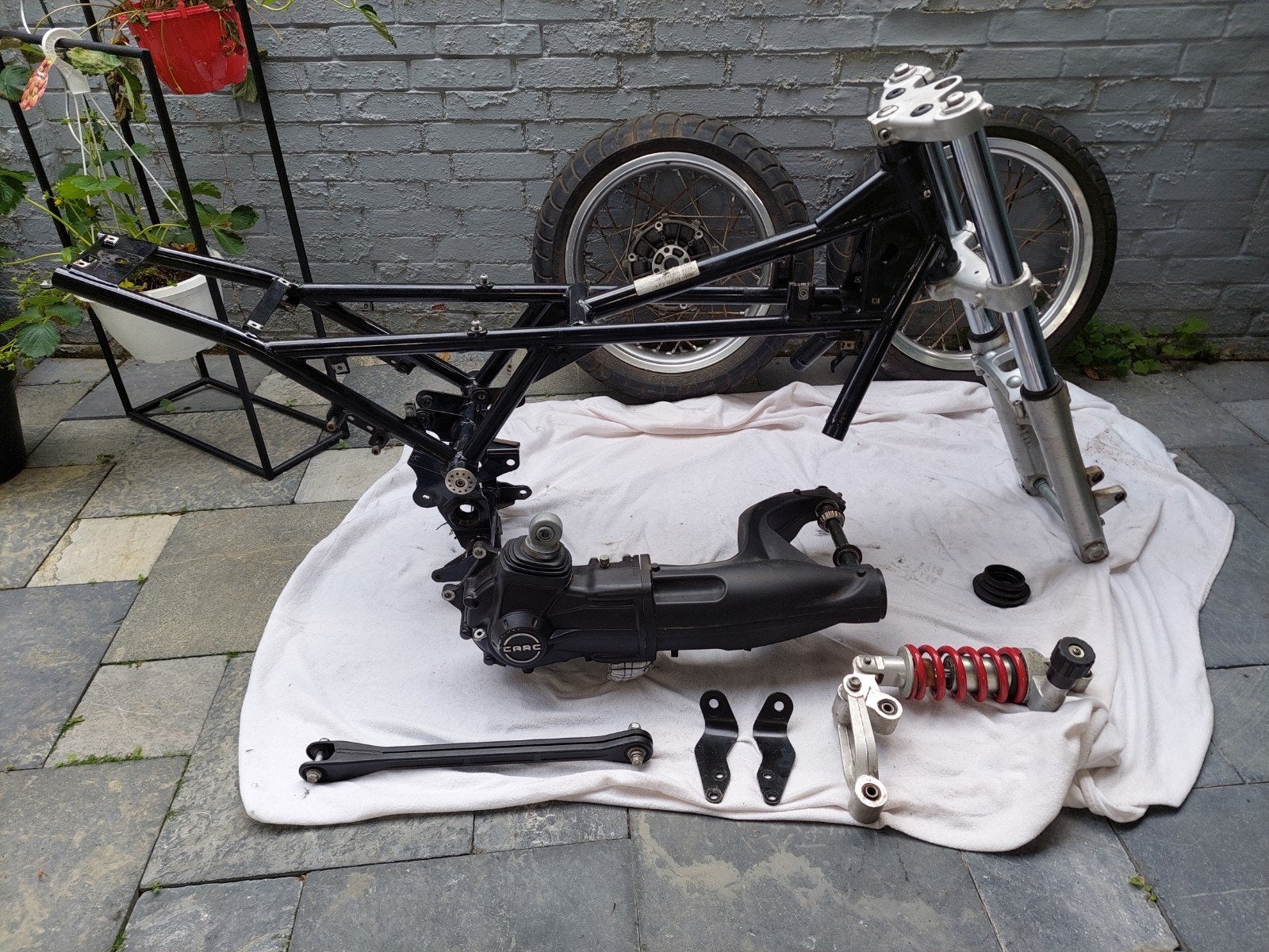 Moto Guzzi Bellagio rijwielgedeelte Carc, Motoren, Ophalen of Verzenden
