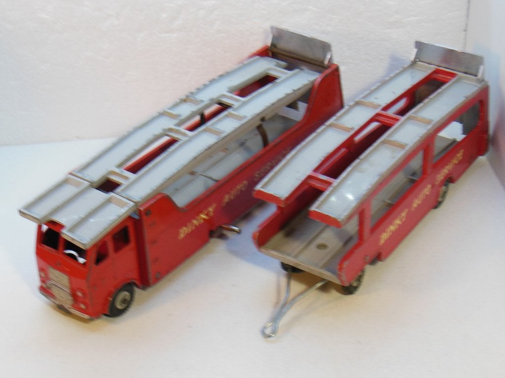 DINKY - 984 + 985 - CARCARRIERS - 1;43, Ophalen of Verzenden, Gebruikt, Bus of Vrachtwagen, Dinky Toys