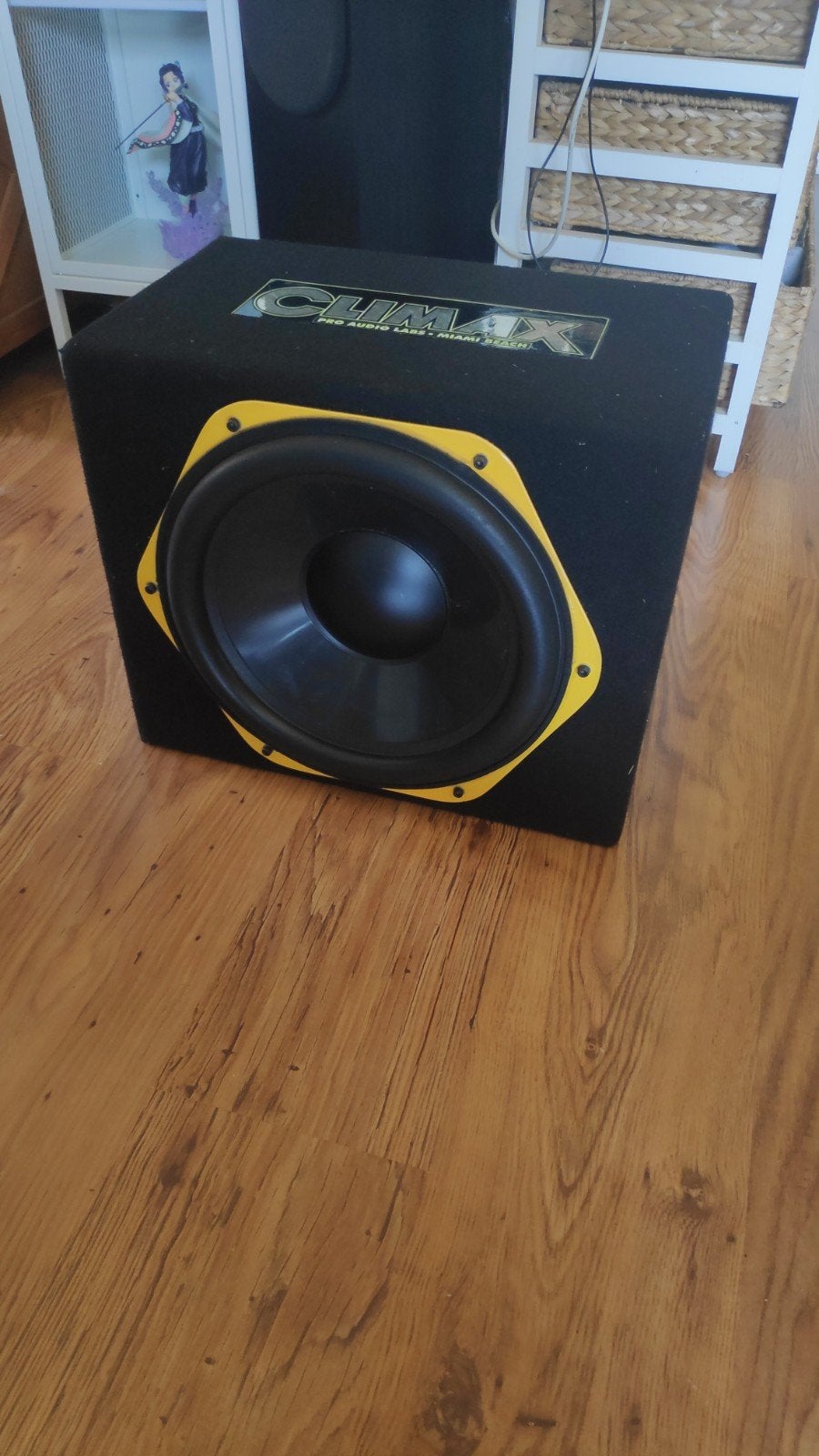 Climax 12 inch subwoofer, Ophalen, Gebruikt