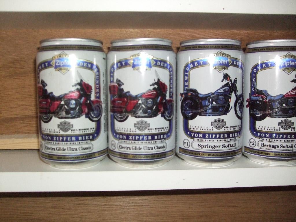 bierblikjes  harley davidson, Ophalen of Verzenden, Nieuw