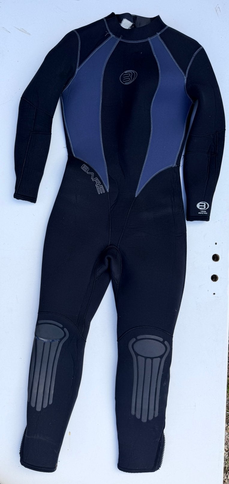 Duikpak Bare dames dubbel beiden 7 mm vast cap mt S/L, Ophalen of Verzenden, Gebruikt, Duikpak