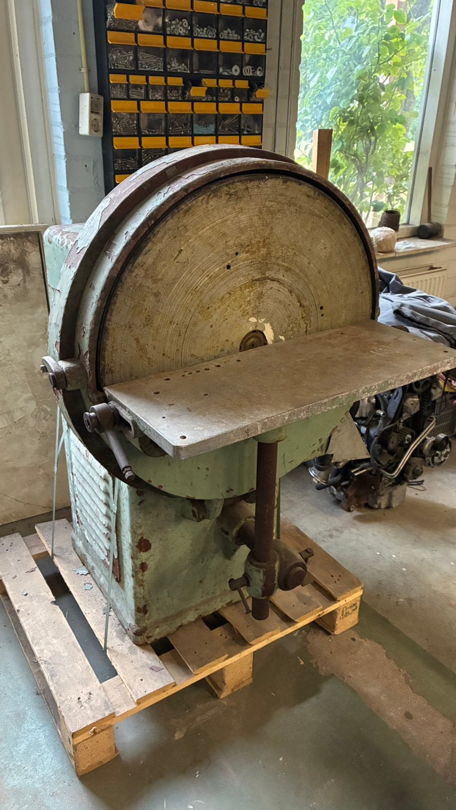 Schuurmachine stationair, Ophalen, Gebruikt