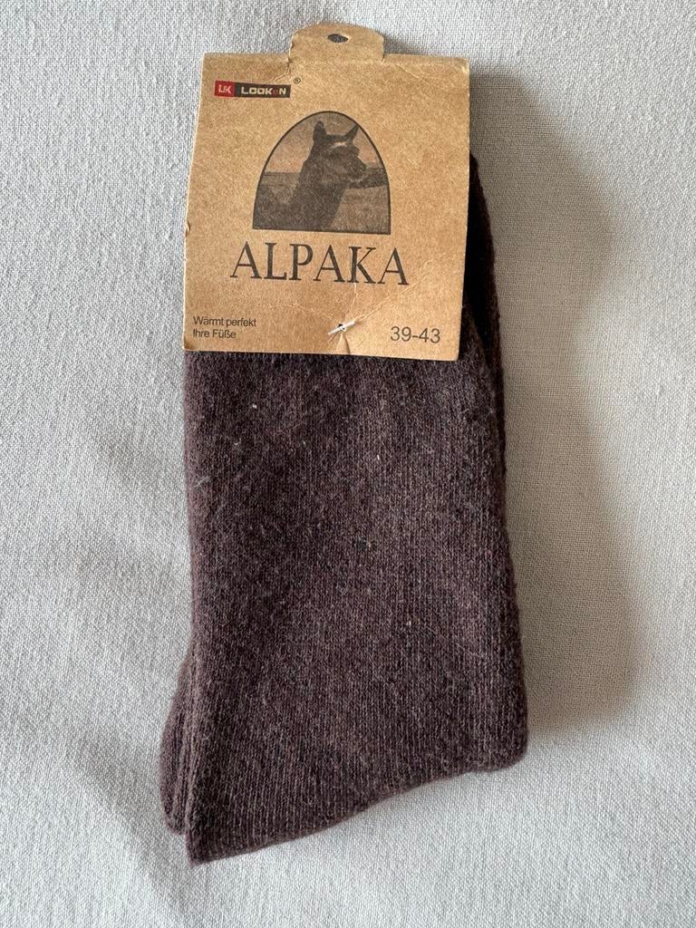 * nieuw * Alpaca wollen sokken mt 39-43, Kleding | Dames, Sokken en Kousen, Sokken en Kniesokken, Bruin, Nieuw, Ophalen of Verzenden