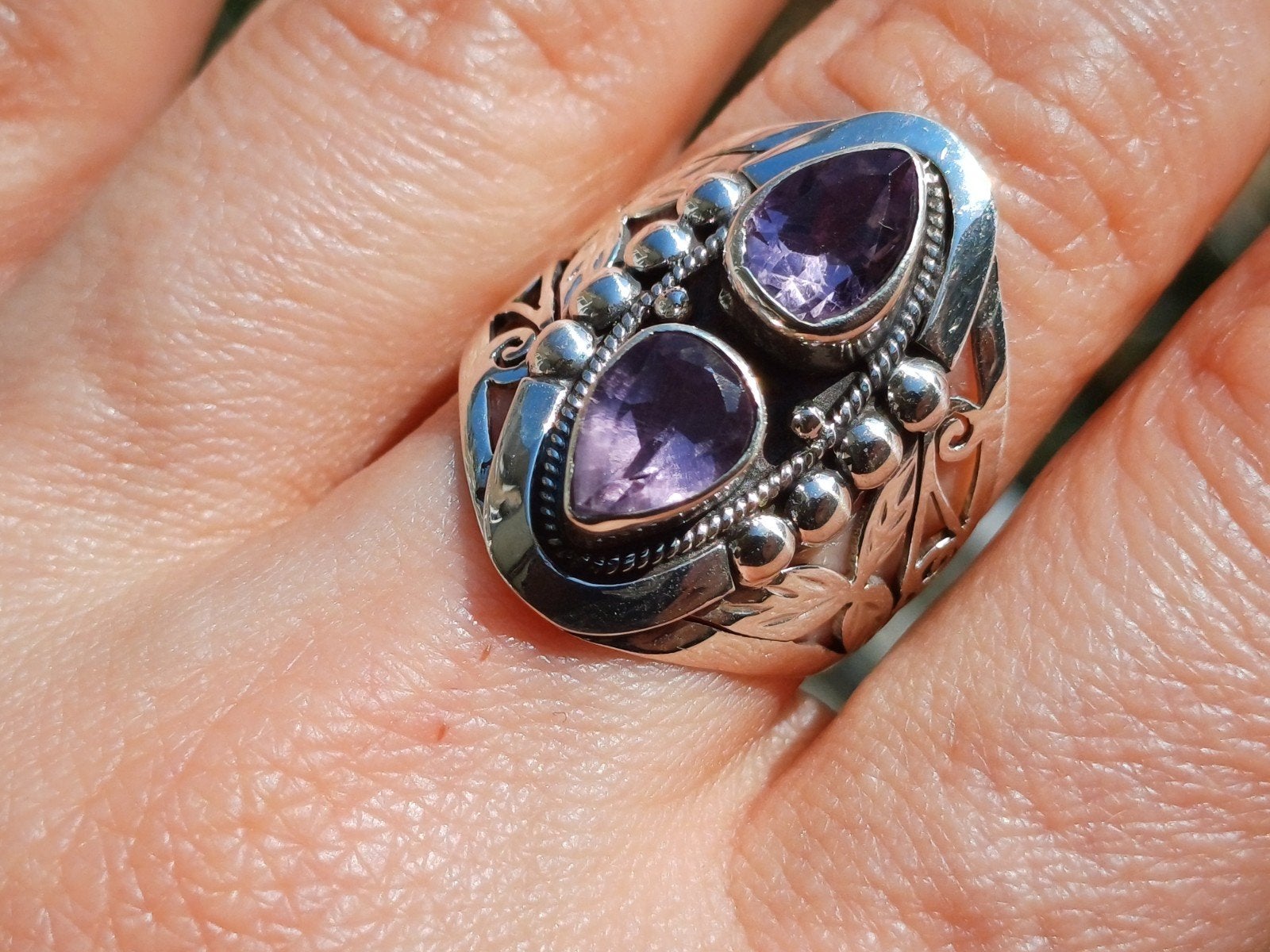 Vanoli 925 zilveren ring met amethist maat 18,25, Daiva1973@hotmail.com, 18 tot 19, Vanoli, Amsterdam